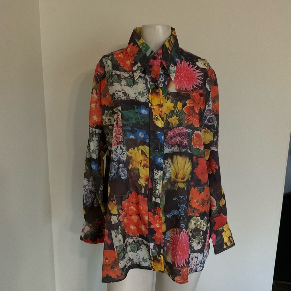 Vintage 70’s Novelty Flower Shirt 40